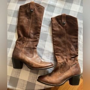 Jackie Button Frye Boots Size 6.5